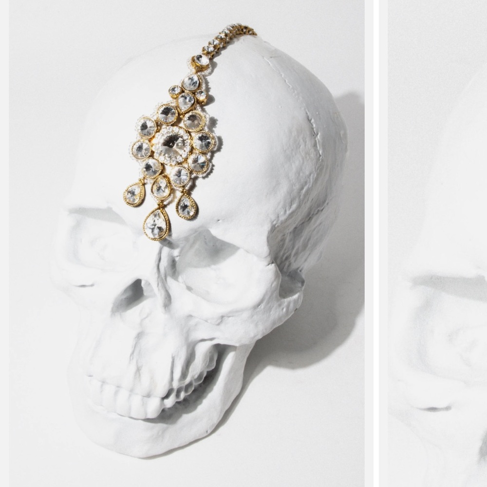Child of Wild Bridal Head Tikka Diamond & Gold